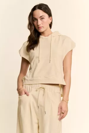 wholesale clothing casual oversized hoodie sweatshirt top drawstr davi & dani