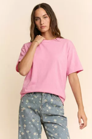 wholesale clothing casual boxy cropped tshirt oversized top davi & dani