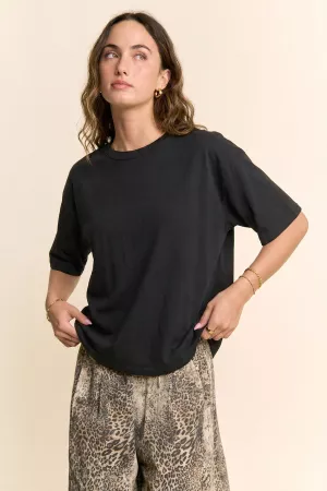wholesale clothing casual boxy cropped tshirt oversized top davi & dani