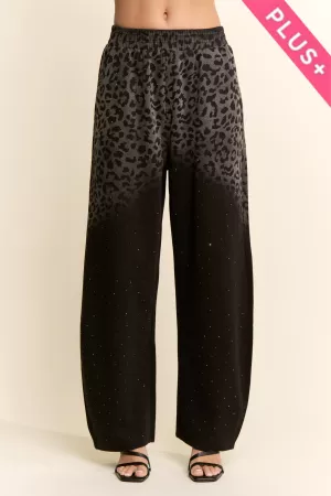 wholesale clothing plus jogger style pants striking gradient effect davi & dani