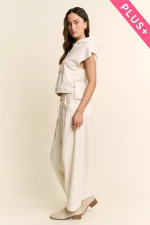 wholesale clothing plus casual oversize hoodie sweatshirttop drawstr davi & dani