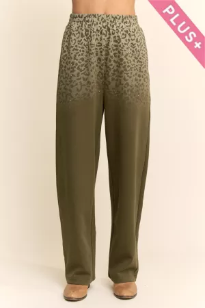 wholesale clothing plus jogger style pants striking gradient effect davi & dani