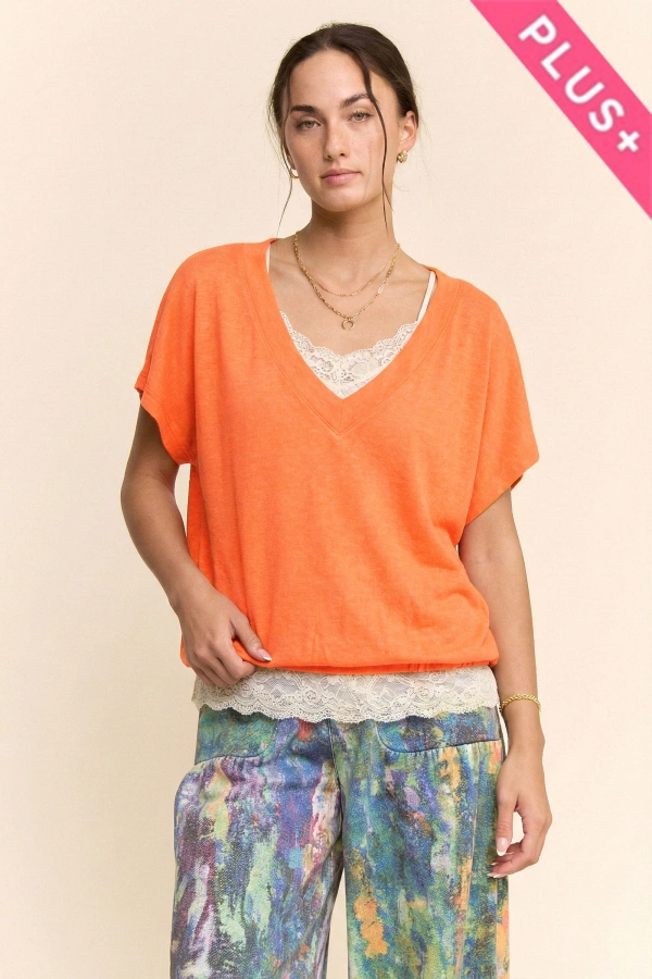 wholesale clothing plus boho style blouse bohemian loose fit top davi & dani