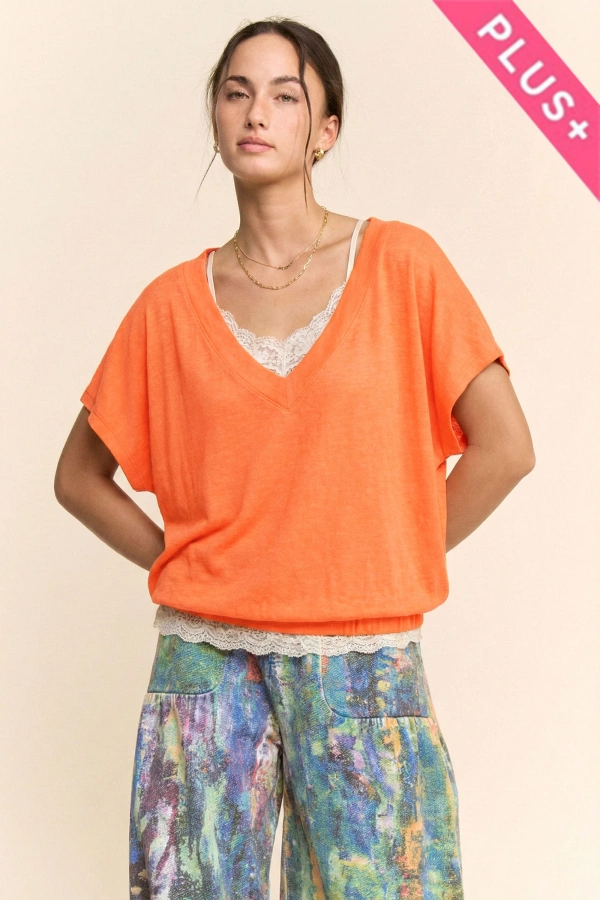 wholesale clothing plus boho style blouse bohemian loose fit top davi & dani