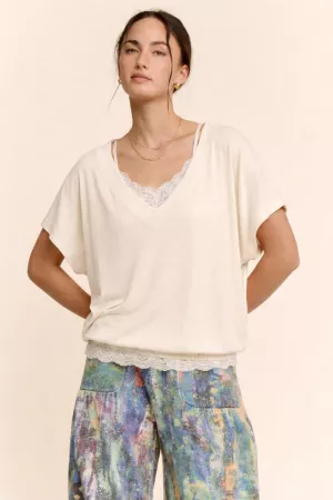 wholesale clothing boho style blouse bohemian loose fit top davi & dani