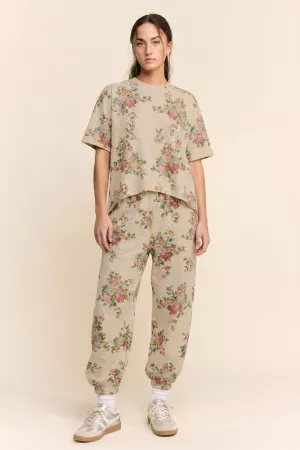 wholesale clothing bouquet printed soft scuba set davi & dani