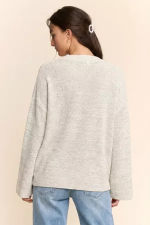 wholesale clothing dropped shoulders voluminous sleeves sweater davi & dani