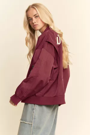 wholesale clothing west coast rodeo embroidered bomber jacket davi & dani