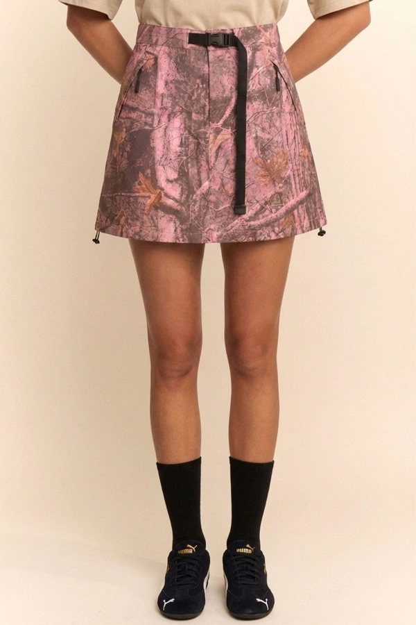 wholesale clothing camouflage utility mini skirt pockets drawstring davi & dani