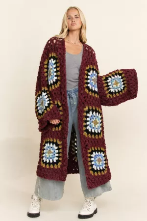 wholesale clothing print long sleeves button down cardigan davi & dani