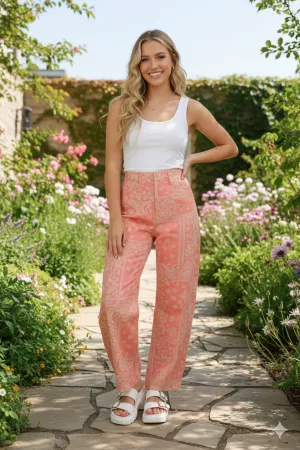 wholesale clothing plus bandana print pants davi & dani