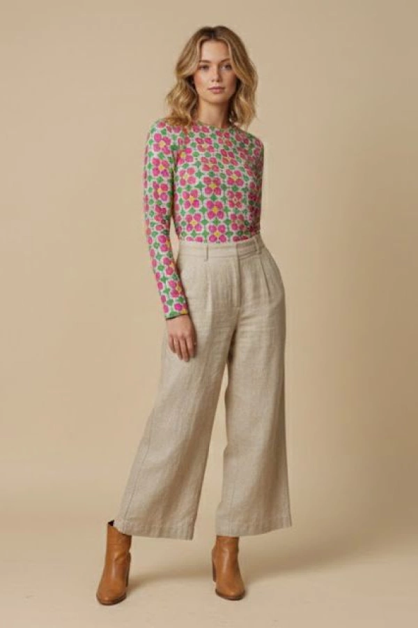 wholesale clothing vintage inspired, long-sleeve mesh top davi & dani